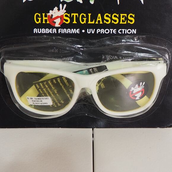 1989 Ghostbusters 2 Glow in the Dark Ghostglasses (Vintage) Rubber Frame NIB - Picture 3 of 8